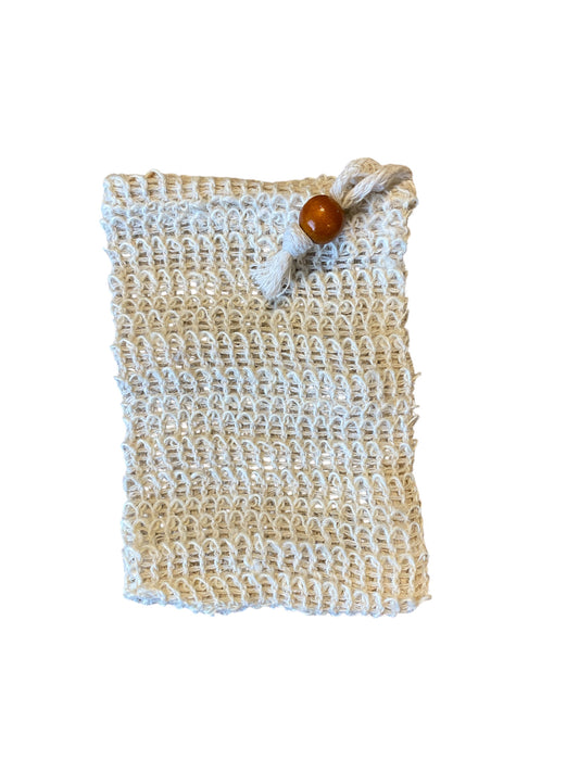 soap bag on white background